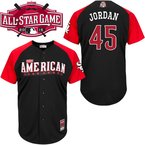      ī ȭƮ 轺  (45) Ŭ   2015 ýŸ ߱ , ڼ ̸/Hot Cheap Factory Price Mens Chicago White Sox Jerseys 45 Michael Jordan Black